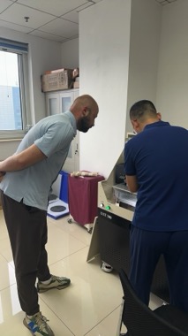 Russian Customer Delegation Visited Our Laboratory to Inspect Scanning Acoustic Microscope in August 2025
