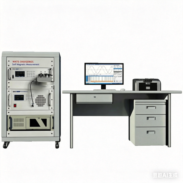 What is the soft magnetic testing device?