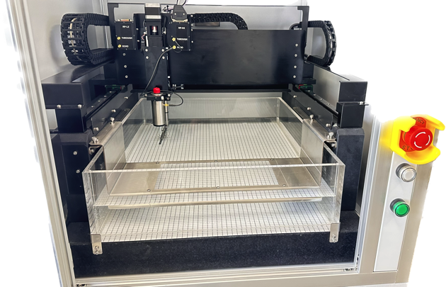Why is water required for the operation of a Scanning Acoustic Microscope?